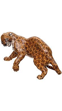Фарфоровая фигурка "Леопард" (нападающий)
