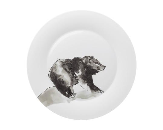 Тарелка гурме/блюдо Piqueur 32/2 см (медведь) производства Hering Berlin купить в онлайн магазине beau-vivant.com