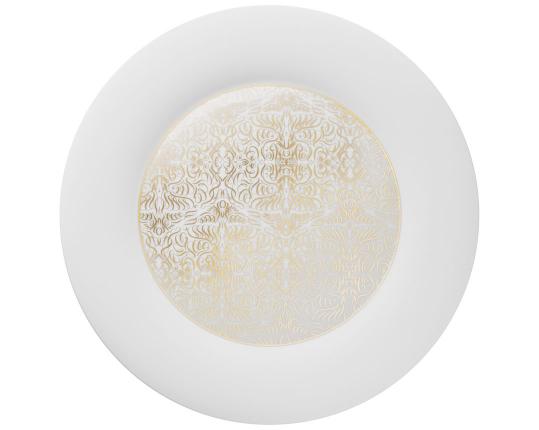 Подстановочная тарелка Alif Gold 37 см производства Hering Berlin купить в онлайн магазине beau-vivant.com