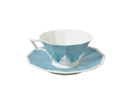Чашка чайная с блюдцем Perl Symphonie 160 мл  производства Nymphenburg купить в онлайн магазине beau-vivant.com