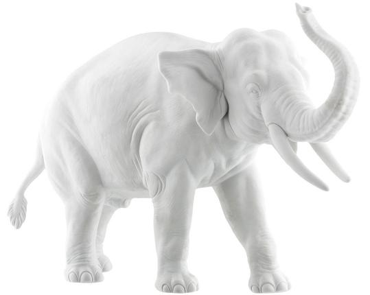 Фарфоровая фигурка "Слон" 811аQ производства Nymphenburg купить в онлайн магазине beau-vivant.com