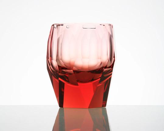 Стакан для виски Cubism 220 мл (розалин) производства Moser купить в онлайн магазине beau-vivant.com