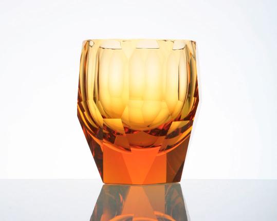 Стакан для виски Cubism 220 мл (топаз) производства Moser купить в онлайн магазине beau-vivant.com
