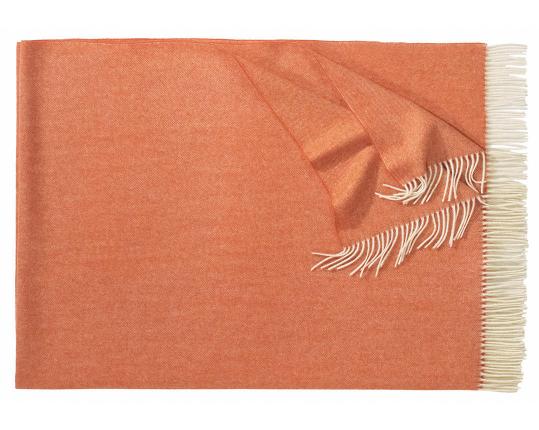 Плед из шерсти ягнёнка Boston (оранжевый) производства Eagle Products купить в онлайн магазине beau-vivant.com