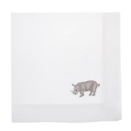 Салфетка Africa, Rhinoceros 1 шт производства ERI Textiles купить в онлайн магазине beau-vivant.com