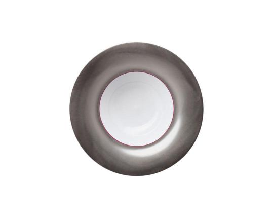 Тарелка глубокая Polite Platinum 25 см производства Hering Berlin купить в онлайн магазине beau-vivant.com