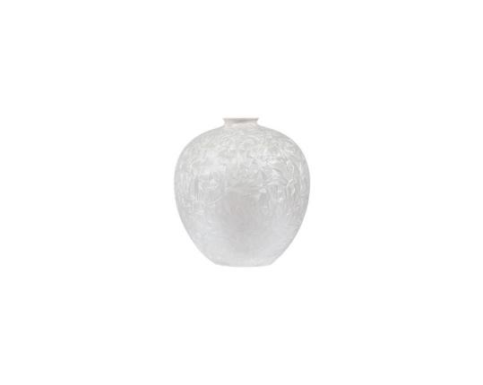 Ваза шаровидная "Белый Бриллиант"  20 см производства Fürstenberg купить в онлайн магазине beau-vivant.com