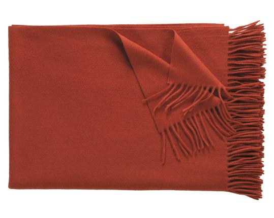 Кашемировый плед Windsor (красно-оранжевый) производства Eagle Products купить в онлайн магазине beau-vivant.com