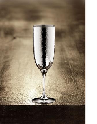 Бокал для шампанского Martele (посеребрение) производства Robbe & Berking купить в онлайн магазине beau-vivant.com