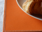 Кожаная салфетка под прибор Orange  - купить в онлайн магазине beau-vivant.com