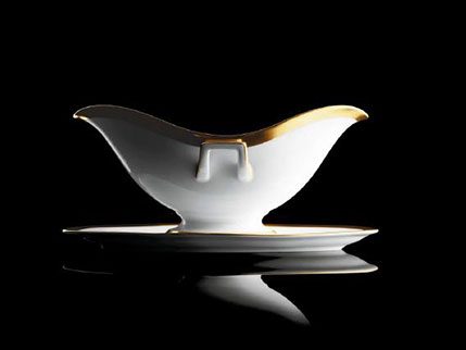 Фарфоровая чаша из серии EMPIRE с округлыми формами. Дизайнер: Луи Виктор Герверо, начало 19-го века. 